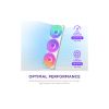 Кулер до корпусу NZXT F420 RGB Core Fan (Single Frame) - White (RF-U42HF-W1) - Зображення 3