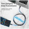 Дата кабель USB 2.0 AM to USB-C 1.0m 100W black Essager (EXC7A-CG01-P) - Изображение 3