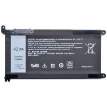 Аккумулятор для ноутбука Dell Inspiron 15-5568 WDX0R, 42Wh (3684mAh), 3cell, 11.4V, Li-ion AlSoft (A47975)