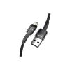 Дата кабель USB 2.0 AM to Lightning 1.0m 2.4A black Essager (EXCL-XC01) - Зображення 1