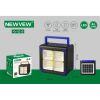 Акустична система NEWVEW NV-9218 Solar Panel/BT/USB/TF/FM Blue (NWVW-NV-9218-BL) - Зображення 3