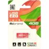 USB флеш накопичувач Mibrand 4GB Сhameleon Red USB 2.0 (MI2.0/CH4U6R) - Зображення 1