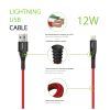 Дата кабель USB 2.0 AM to Lightning 1.2m CBRNYL1 Red Intaleo (1283126559471) - Зображення 1