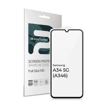 Скло захисне Armorstandart Full Glue HD Samsung A34 5G (A346) Black (ARM66199)