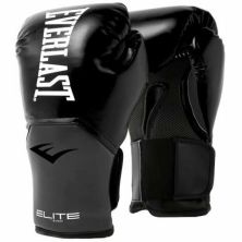 Боксерські рукавички Everlast Elite Training Gloves 870270-70-816 чорний/сірий 16 oz (009283609092)