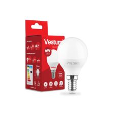 Лампочка Vestum G45 6W 4100K 220V E14 (1-VS-1203)