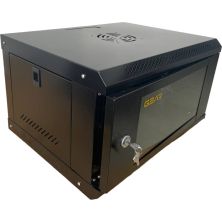 Шкаф настенный GEAR 12U 19'' 530x400x600 мм, + полка 19, black (GWMSN-12U)