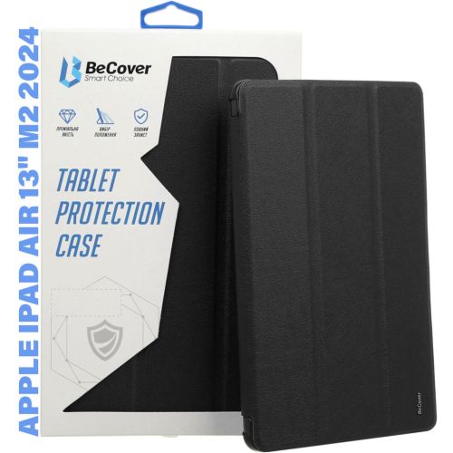 Чохол до планшета BeCover Tri Fold Hard Apple iPad Air 13 M2 2024 Black (711471)