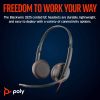 Наушники Poly BlackWire C3225 USB-C HS Stereo +3.5mm Plug +USB-C/A Adapter (Bulk) Black (8X229A6) - Изображение 1