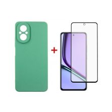 Чехол для мобильного телефона Dengos Realme C67 Soft + Glass Mint (DG-KM-100)