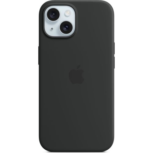 Чехол для мобильного телефона Apple iPhone 15 Silicone Case with MagSafe - Black,Model A3123 (MXPD3ZM/A)