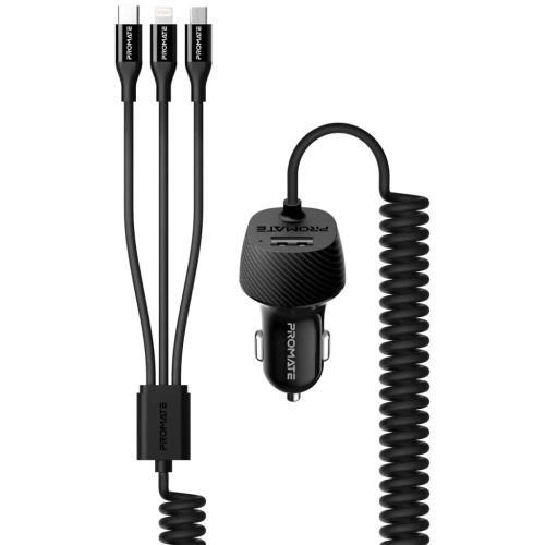 Зарядний пристрій Promate voltrip-uni.black