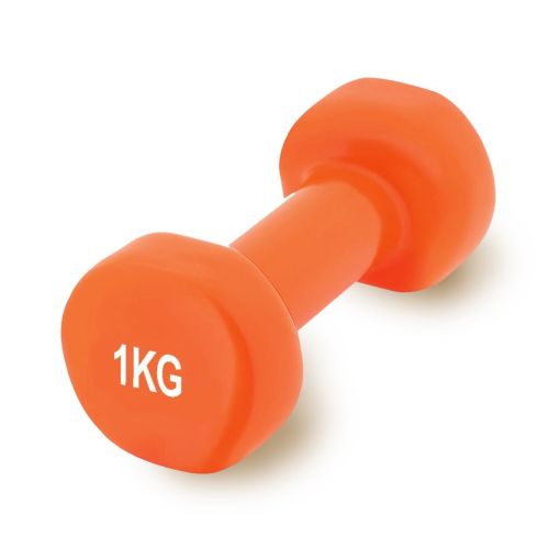 Гантель PowerPlay PP_4103 вінілова 1 кг Помаранчева (PP_4103_1kg)