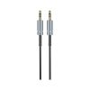 Кабель мультимедійний 3.5mm M to 3.5mm M 3.0m UPA31 Cindy spring AUX Black HOCO (6942007631235) - Зображення 1