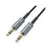 Кабель мультимедійний 3.5mm M to 3.5mm M 3.0m UPA31 Cindy spring AUX Black HOCO (6942007631235) - Зображення 3