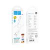 Дата кабель USB 2.0 AM to Lightning 1.0m Magic silicone X87 white HOCO (6931474783202) - Зображення 2