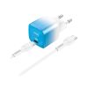Зарядний пристрій HOCO C101A USB-C PD20W + cable USB-C to USB-C Ice Blue (6931474769398) - Зображення 2