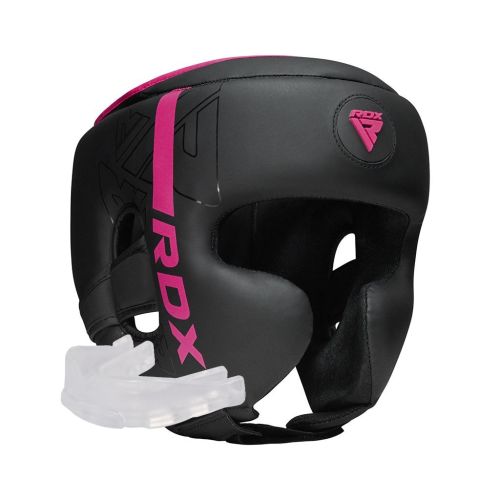 Боксерский шлем RDX F6 Kara Matte Pink S (HGR-F6MP-S)