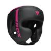 Боксерский шлем RDX F6 Kara Matte Pink S (HGR-F6MP-S) - Изображение 3
