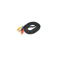 Кабель мультимедийный 3.5mm M to 3xRCA M 3.0m black Voltronic (YT-3.5(M)1.5/3хRCA(M)-3.0) Кабель мультимедийный 3.5mm M to 3xRCA M 3.0m black Voltronic (YT-3.5(M)1.5/3хRCA(M)-3.0)