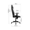 Крісло ігрове GT Racer X-8007 Dark Gray (X-8007 Fabric Dark Gray XL) - Зображення 1