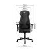 Крісло ігрове GT Racer X-8007 Dark Gray (X-8007 Fabric Dark Gray XL) - Зображення 2