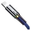 Дата кабель USB 2.0 AM to Lightning 1.0m 2.4A blue Baseus (CALCD-03) - Зображення 3