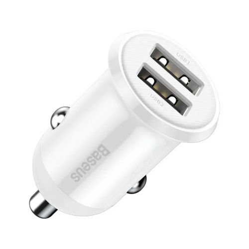 Зарядное устройство Baseus 2xUSB 24W Grain Pro (CCALLP-02)