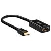 Перехідник Mini DisplayPort M to HDMI F 4K 30Hz black Ugreen (40360) - Зображення 1