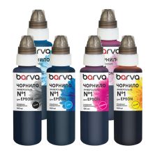 Чорнило Barva Epson 1 6х100 мл, universal, BK/C/M/Y/LC/LM (EU1-100-2MP)