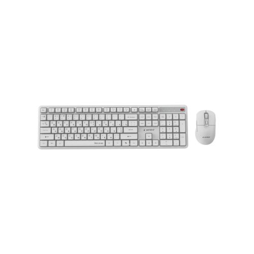 Клавіатура Gembird Silent Key Pro Business Wireless White (KBS-WMS-01-W-CYRL)