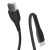 Дата кабель USB 2.0 AM to Type-C 1.0m led black ColorWay (CW-CBUC034-BK) - Изображение 3