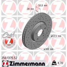 Тормозной диск ZIMMERMANN 250.1375.52