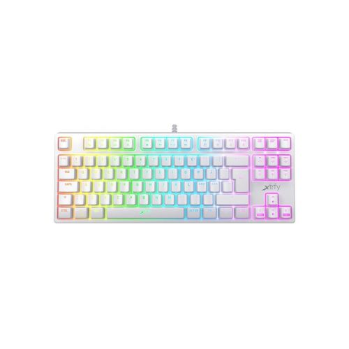 Клавиатура Xtrfy K4 TKL RGB Kailh Red RU White (XG-K4-RGB-TKL-WH-R-RUS)