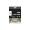 Патч-корд 1м S/FTP Cat 6A CU LSZH yellow Cablexpert (PP6A-LSZHCU-Y-1M) - Зображення 3