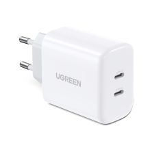 Зарядное устройство Ugreen 2xUSB 40W PD (2xType-C) PD CD243 White (10343)
