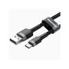 Дата кабель USB 2.0 AM to Type-C 1.0m Black-Grey Baseus (491798) - Зображення 1