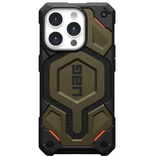 Чехол для мобильного телефона UAG Apple iPhone 15 Pro Max Monarch Pro Magsafe, Kevlar Elemental Green (11422211397B)