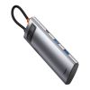Порт-репликатор Baseus 7-in-1 Metal Gleam Series Type-C to HDMI+USB+SD/TF Docking Station (WKWG020113) - Изображение 3