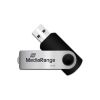 USB флеш накопитель Mediarange 16GB Black/Silver USB 2.0 (MR910) - Изображение 1