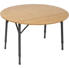 Туристичний стіл Bo-Camp Poundbury Круглий 90 x 90 cm Коричневий (1404656)
