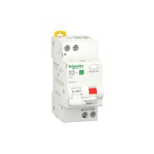 Дифференциальный автоматический выключатель Schneider Electric RESI9 6kA 1P+N 16A C 30mA (R9D25616)