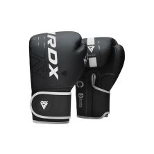 Боксерские перчатки RDX F6 Kara Matte White 12 унцій (BGR-F6MW-12OZ)