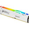 Модуль памяти для компьютера DDR5 16GB 6000 MHz Beast White RGB Kingston Fury (ex.HyperX) (KF560C30BWA-16) - Изображение 1