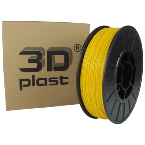 Пластик для 3D-принтера 3Dplast PLA 1.75мм, 0.85кг, yellow (3DPLA17508YL)