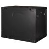 Шкаф настенный Hypernet 12U 19 600x450 ProLine (PL-WMNC-12U-BLACK) - Изображение 2