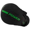 Лапи боксерські PowerPlay 3044 Pro Carbon Ultra Series Чорно-Зелені (PP_3044_Bl/Green) - Зображення 2