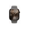 Смарт-часы Apple Watch Series 10 GPS + Cellular 46mm Natural Titanium Case with Stone Grey Sport Band - S/M (MWY93QH/A) - Изображение 1