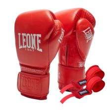 Боксерские перчатки Leone GN111 The Greatest Red 12 унцій (GN111_Red_12oz)
