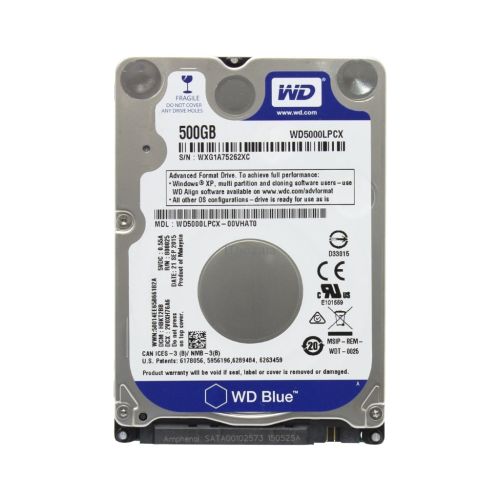 Жорсткий диск для ноутбука 2.5 500GB WD (# WD5000LPCX #)